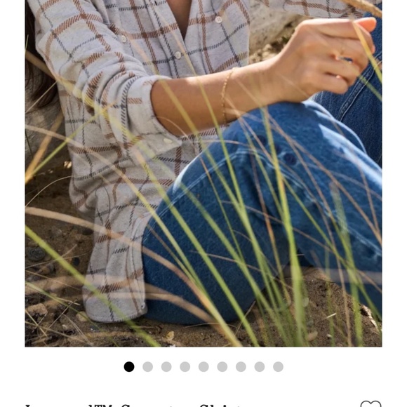 Faherty Legend Sweater Shirt- Tundra - Picture 2 of 6